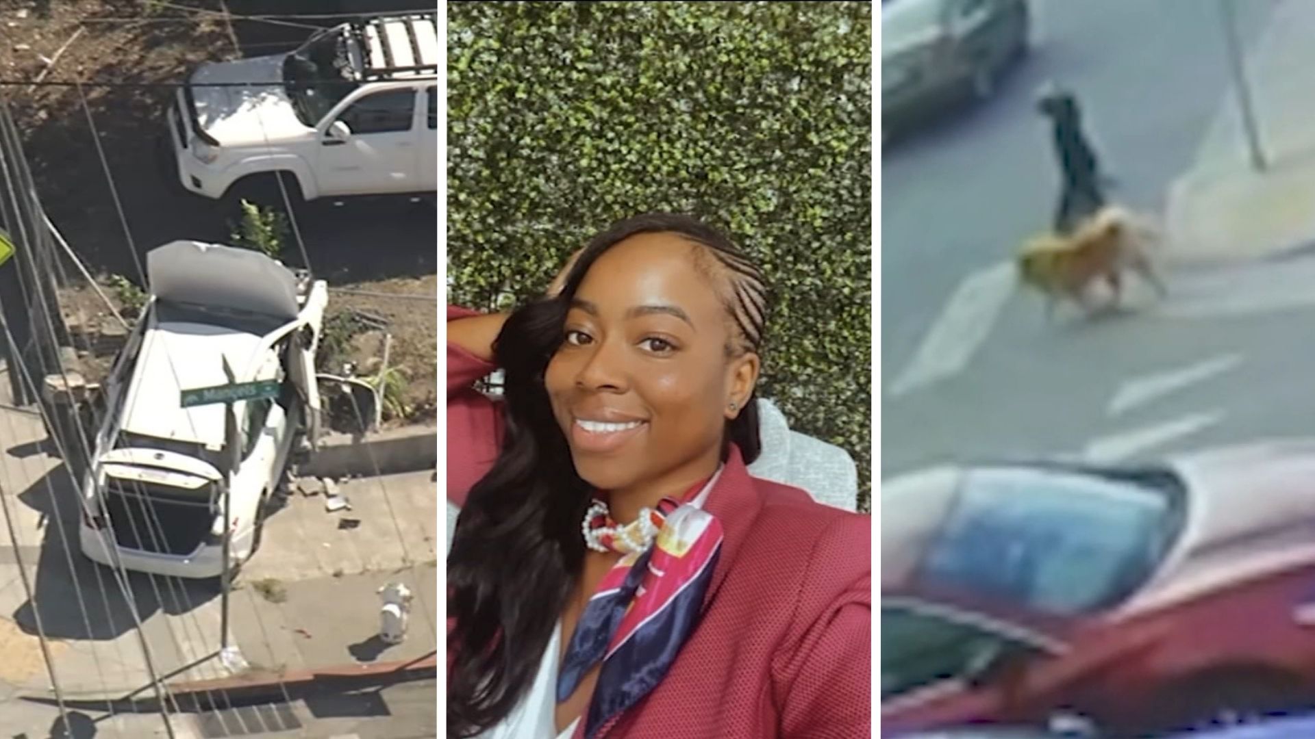 Oakland, California woman Kiara Bowling relearns to walk and speak after near-fatal crash involving kid drivers
— WABC-TV Eyewitness News (ABC7 NY)