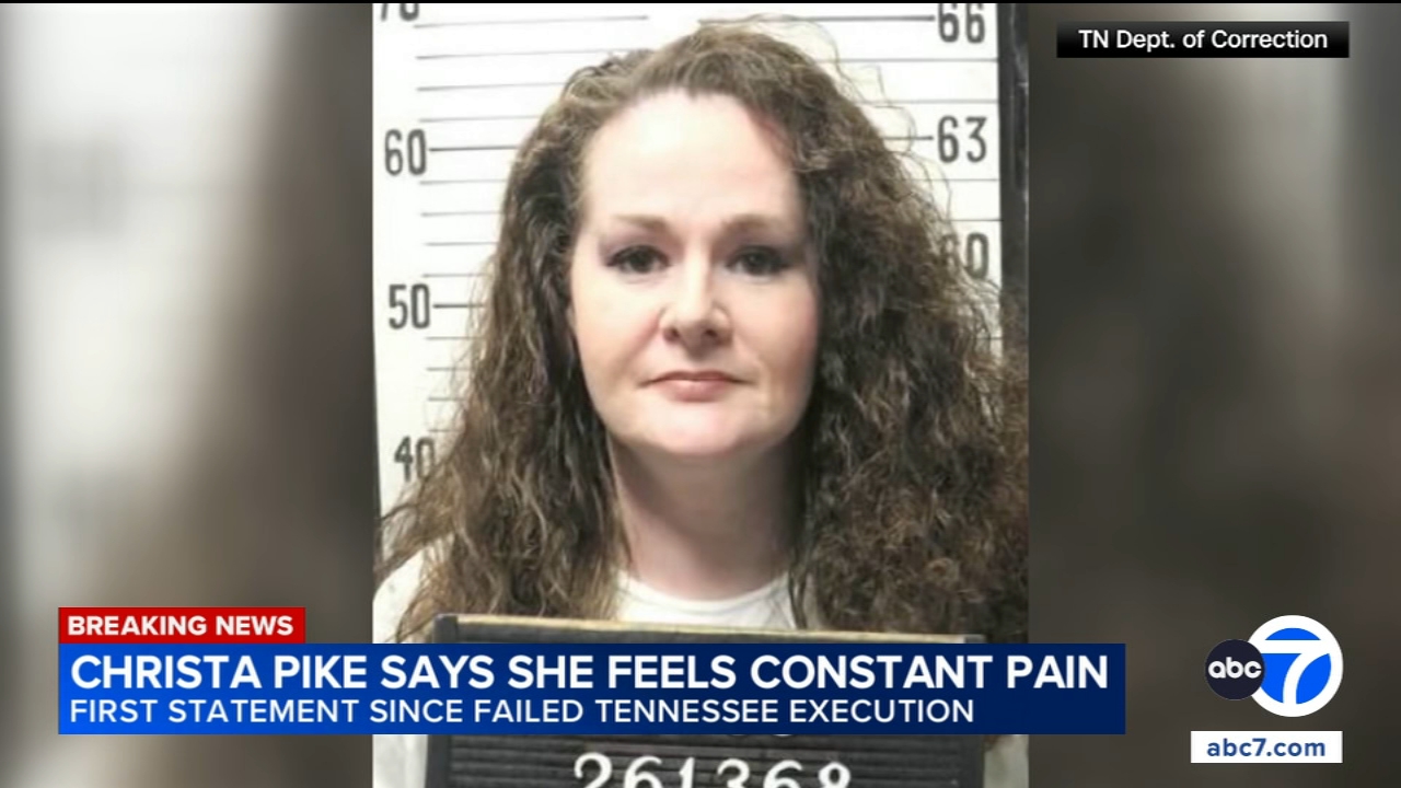Christa Pike says she's 'recovering' after botched execution in new statement
       — WABC-TV Eyewitness News (ABC7 NY)